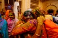 Widows celebrate Holi festival