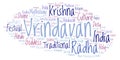 Vrindavan word cloud.