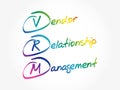 VRM - Vendor relationship management