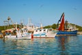 VRSAR, CROATIA - August 11th, 2019: Fishermen boats in the port Royalty Free Stock Photo