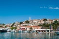 Vrsar harbour on the Adriatic sea in Istria, Croatia Royalty Free Stock Photo