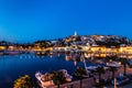 Vrsar Port And Village After Sunset-Istria,Croatia Royalty Free Stock Photo