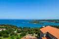 Vrsar - A view on the port from above Royalty Free Stock Photo