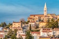 Vrsar Village With Church Tower-Istria,Croatia Royalty Free Stock Photo