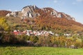 Vrsatec and Vrsatecke Podhradie village - Slovakia Royalty Free Stock Photo