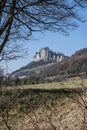 Vrsatske rocks, White Carpathian mountains in Slovakia Royalty Free Stock Photo