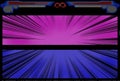 Vs fight comic background, blue pink pop art Royalty Free Stock Photo