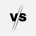 VS letters for sport, game, fight, battle, match. Versus logo. Stock - Vector illustration.