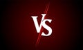 VS versus vector icon for sport match competition