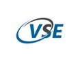 VSE letter creative modern elegant logo design Royalty Free Stock Photo