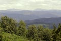 Vsetin hills and Moravian-Silesian Beskids Royalty Free Stock Photo