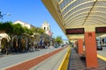 VTA Convention Center Station, San Jose, California, USA