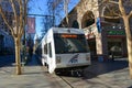 VTA Light Rail in San Jose, California, USA Royalty Free Stock Photo