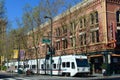 VTA Light Rail in San Jose, California, USA Royalty Free Stock Photo