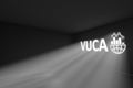 VUCA rays volume light concept Royalty Free Stock Photo