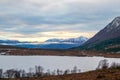 Vue sur montagne en norvege Royalty Free Stock Photo