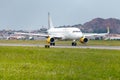 Vueling Airbus 320 airplane Royalty Free Stock Photo