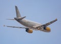 Vueling airliner EC-MVM taking off from El Prat Airport