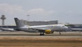 Vueling airliner taking off from mallorca airport
