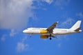 Vueling Airlines Aircraft Landing - Alicante Airport Royalty Free Stock Photo