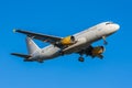 Vueling plane close-up Royalty Free Stock Photo