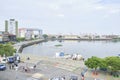 Vuelta de Rocha, historic site in La Boca, from the terraces of Fundacion Proa