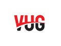 VUG Letter Initial Logo Design Vector Illustration Royalty Free Stock Photo