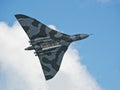 Vulcan Bomber with bomb door open Avro in Flight Royalty Free Stock Photo