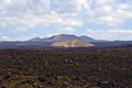 Vulcanic landscape in Lanzarote