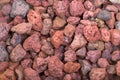 Vulcanic lava stones texture Royalty Free Stock Photo