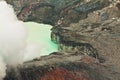 Vulcano crater lake Poas - Costa Rica Royalty Free Stock Photo