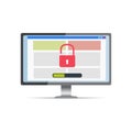 Vulnerability search. SEO optimization,web analytics, programmin Royalty Free Stock Photo