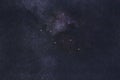 Vulpecula constellation, Cluster of stars, Fox constellation Royalty Free Stock Photo