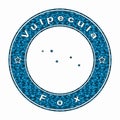 Vulpecula Star Constellation, Fox Constellation Royalty Free Stock Photo