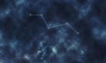 Vulpecula Star Constellation, Night Sky Fox Royalty Free Stock Photo