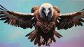 vulture illustration highquality image and ai generated Royalty Free Stock Photo