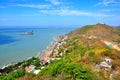 Vung Tau city from the mountain Royalty Free Stock Photo