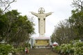 Giant statue of Jesus Christ on Mount Nyo, Vung Tau, Vietnam Royalty Free Stock Photo