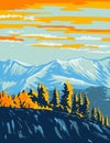 Vuntut National Park in Northern Yukon Canada WPA Poster Art