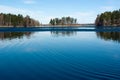 Vuoksi River Spring Landscape Royalty Free Stock Photo