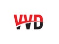 VVD Letter Initial Logo Design Vector Illustration Royalty Free Stock Photo