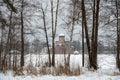 Monastery on a frozen island