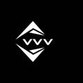 VVV abstract technology logo design on Black background. VVV creative initials letter logo concept Royalty Free Stock Photo