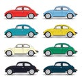 VW Beetle Bug vector illustration poster template