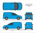 VW Caddy Cargo Standart Blue Van 2020
