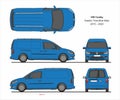 VW Caddy Kasten Trendline Maxi 2015-present Royalty Free Stock Photo