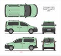 VW Caddy Kombi Standart Green Van 2020