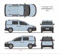 VW Caddy Kombi Standart Grey Van 2020