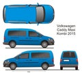 VW Caddy Maxi Combi 2015