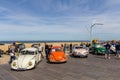 VW classic beetle vehicles at the beach